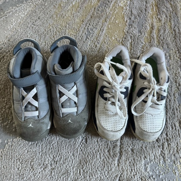 Nike Air Jordan kids boys sneakers bundle air max zero 90 6 rings black gray 9 - Picture 3 of 15